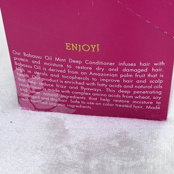 Mielle Organics Babassu & Mint Deep Conditioner (Box of 12 Packs) All Hair Types - Picture 4 of 5